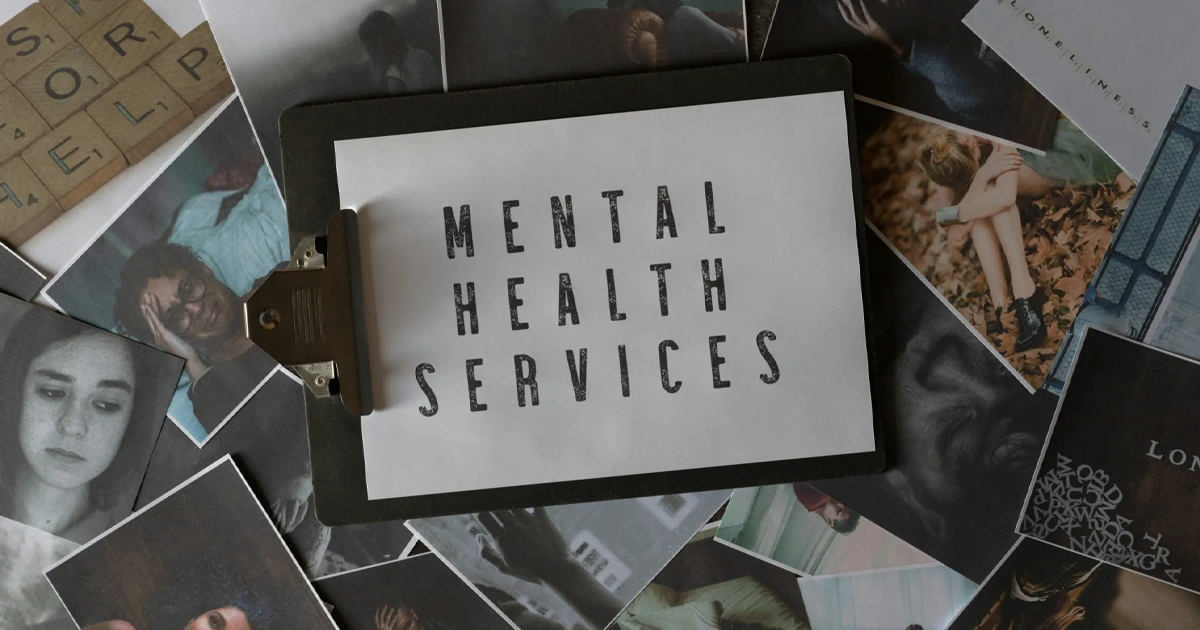 Mental Health Services sign
